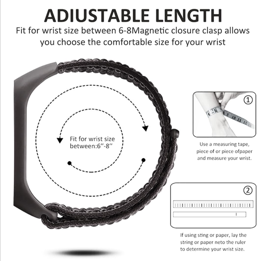 Nylon Sports Strap For Xiaomi Mi band 4 - image 4