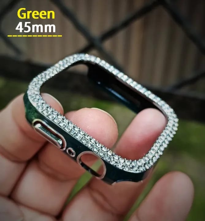 45mm Protective Case Compatible For Apple Watch Series 7 IWatch Cover Bumper Shell Screen Protector Accessory - image 1