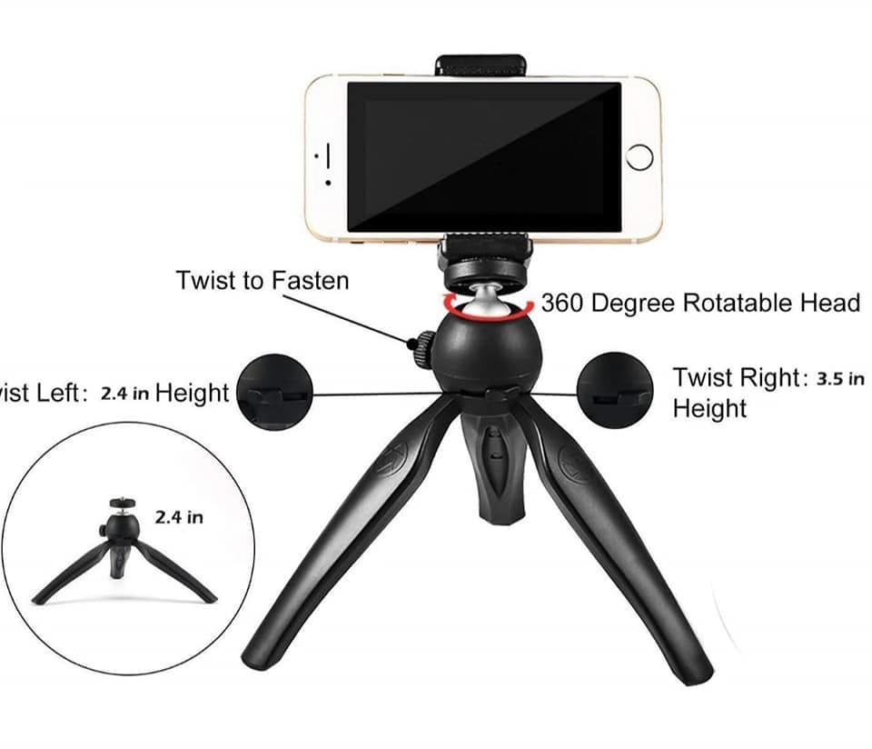 3 in 1 Selfie Stick Tripod,40 Inch Extendable Selfie Stick Tripod with Bluetooth Remote Control - image 4