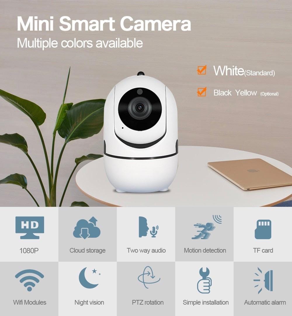Wireless Security Wifi Camera For Home Security Surveillance With Ptz Two Way Audio Motion Detection Night Vision. - image 1