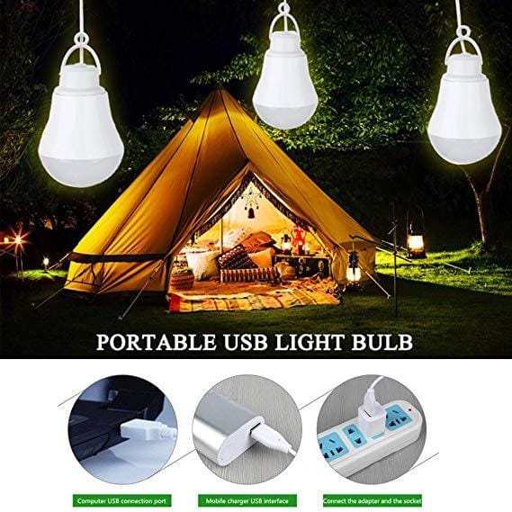 Portable Usb Led Bulb Camping Tent Light Emergency Light 5W White For Garage Warehouse Fishing Boat Outdoor Activities Hiking - image 1