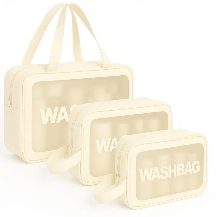 Makeup Travel Pouch Set of 3 – Waterproof Cosmetic Bags for Toiletries, Brushes & Essentials – Lightweight Organizer for Women – Ideal for Travel, Vacation, Daily Use & Gifting - image 3