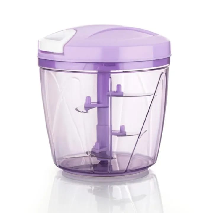 Manual Handy Quick Food Chopper Multi-Functional Vegetable Chopper with Stainless Steel Blades - image 5