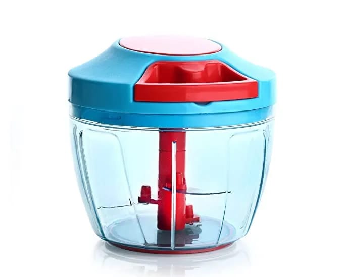 Manual Handy Quick Food Chopper Multi-Functional Vegetable Chopper with Stainless Steel Blades - image 4