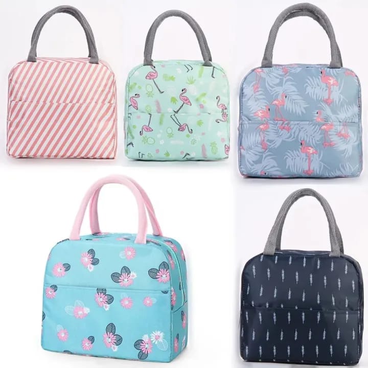 Insulated Lunch Bag Leakproof Wide Open Tote Bag for Women Cooler Bag Lunch Box Container for Girls Men Children Outdoor Travel Work Picnic School - image 1