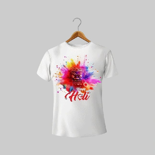 Happy Holi Bhairav Unisex T-Shirt