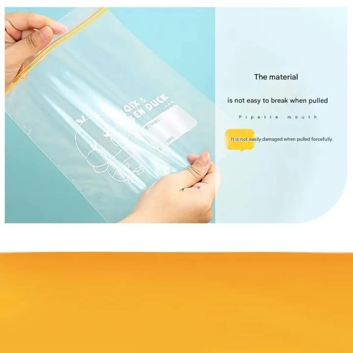 Double Zip Lock Bag | Double Seal, for Storing Fresh Food, Leak-Proof, Freezer Use - image 5
