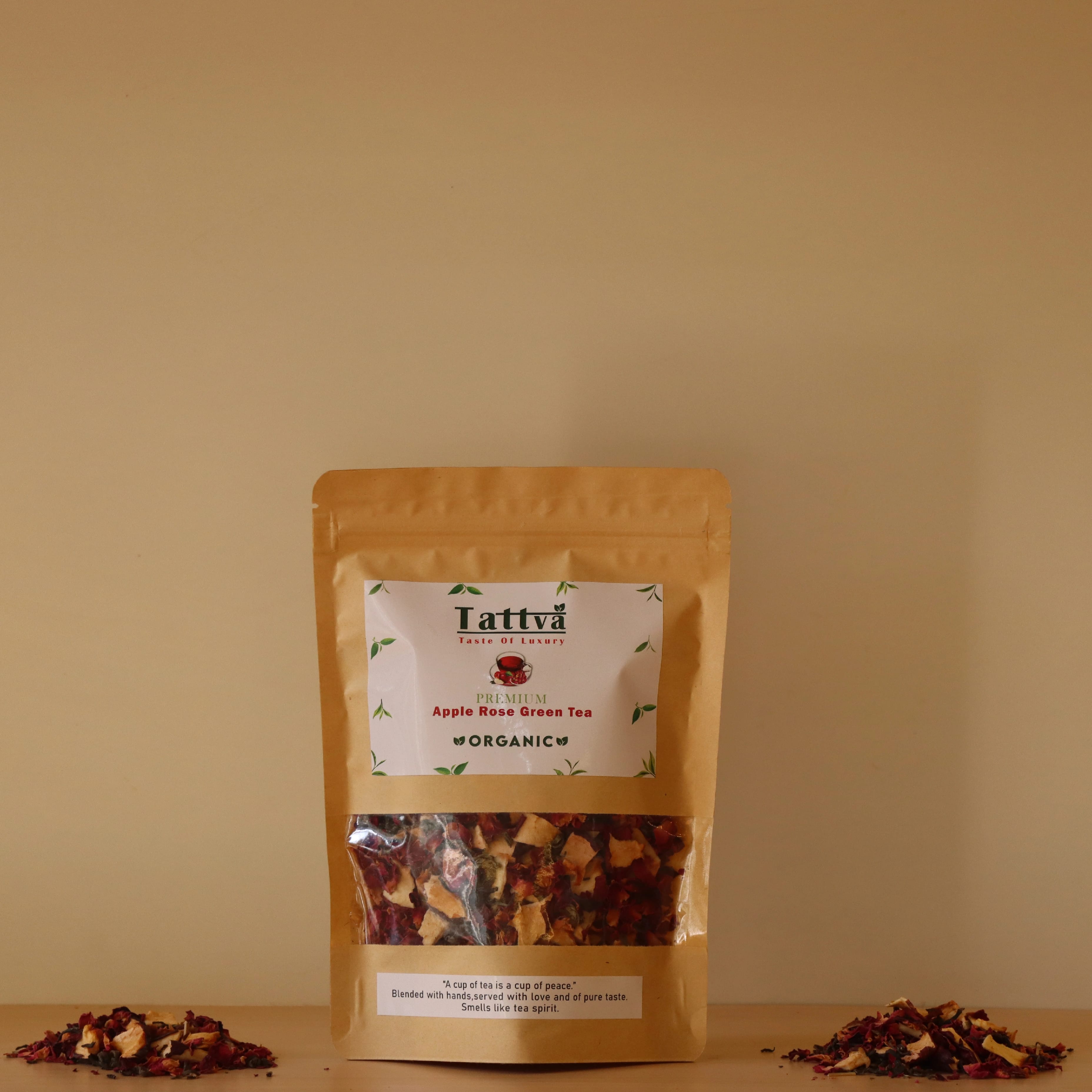 Apple Rose Green Tea 100gm