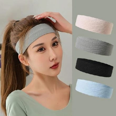 Sweatband High Elastic Sports Tennis Basketball Football Volleyball Headband - image 2