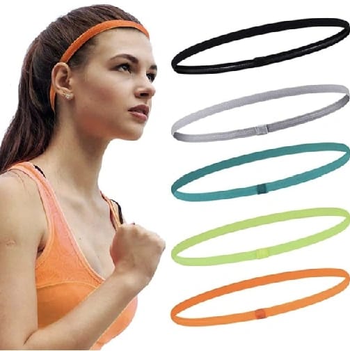 Sajha24 Non Slip Rubber Head Band 1 Inch Wide - image 1