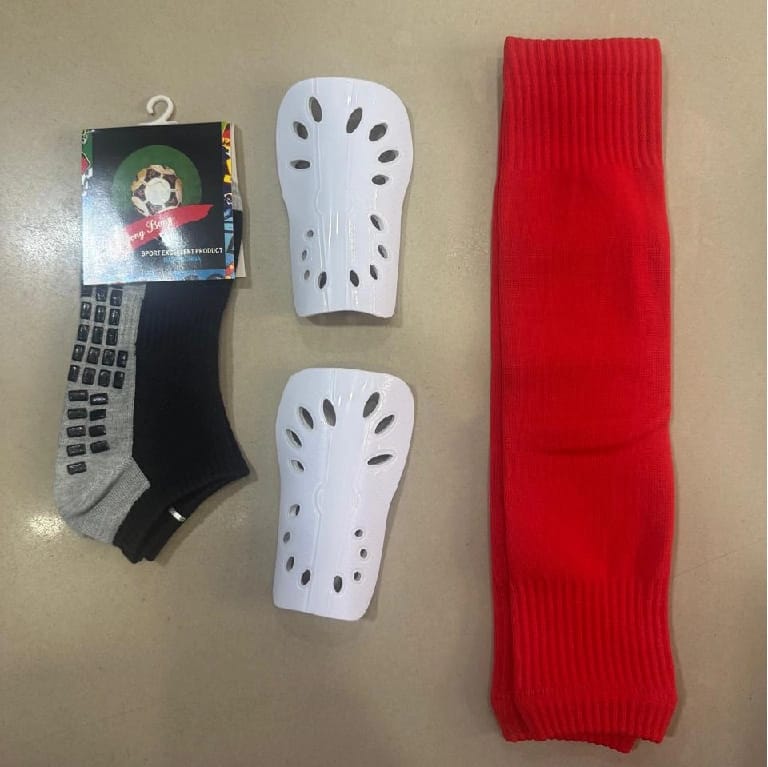 Sajha 24 Set Of Grip Socks, Cut Socks & Shin Guard - image 1