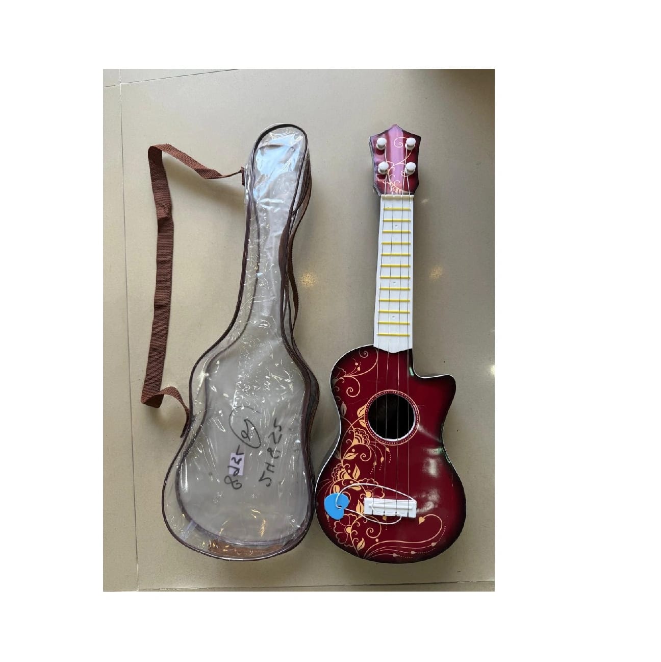 Sajha24 Baby Toy Guitar 4 String With Bag And Pik - image 1