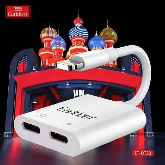 Sajha24 Earldom ET-OT33 2-In-1 Audio Adapter Audio Splitter Support Charging, Music, Call, Volume Control - image 4