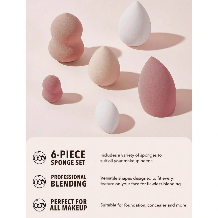 SHEGLAM 6-Sponge Party Pack - image 2