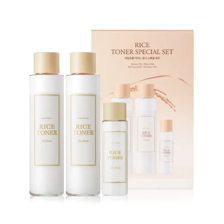 I'M FROM Rice Toner Special Set 150ML * 2/ 30ML * 1