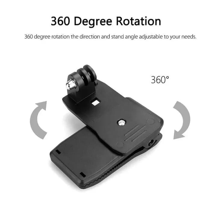 Go Pro Backpack Strap Mount, Adjustable Camera Shoulder Mount for GoPro And Action Camera - image 3