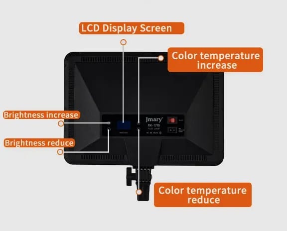 Jmary 17inch Streaming Recording Video Conferencing Panel Studio Soft Light - image 4