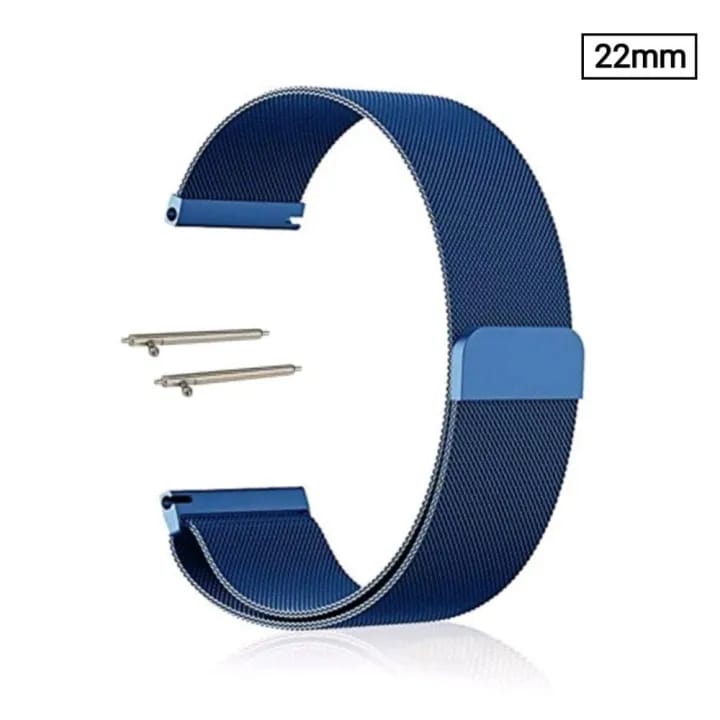 22mm Stainless Steel Magnetic Band Compatible with Smart Watch ( 22mm ) - image 1