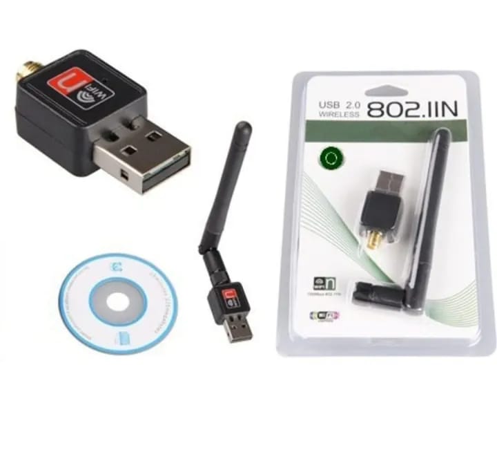 USB WiFi Dongle 600Mbps Wireless Adapter 802.11n/g/b With Antenna for Laptop and Desktop - image 3