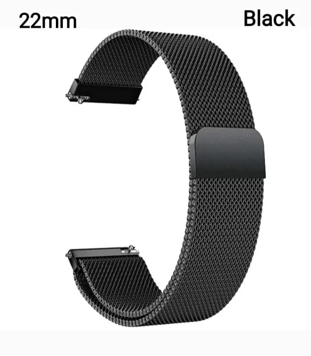 22mm Stainless Steel Magnetic Band Compatible with Amazfit GTR 3 Pro Smart Watch - image 2