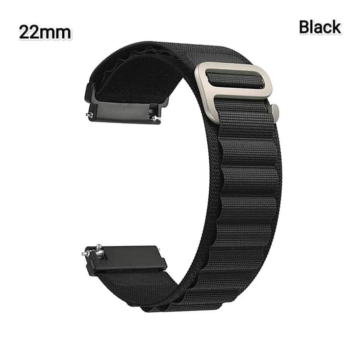 22mm Alpine Loop Band Compatible Sport Strap with Metal G‑Hook Replacement Wristband - image 2