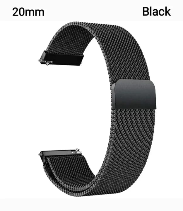 20mm Stainless Steel Magnetic Band Amazfit GTS 2 and Amazfit bip u /Bip u Pro - image 1