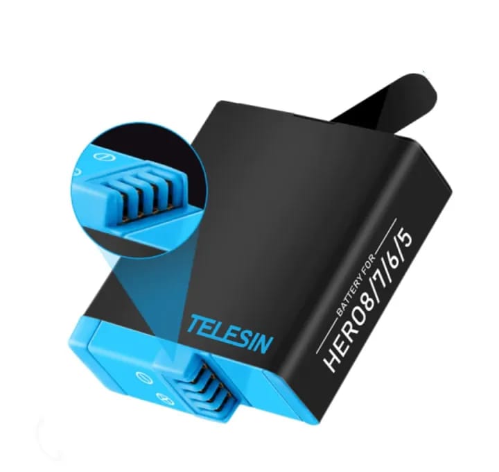 1220mAh Rechargeable Battery For GoPro Hero 8 Black ( TELESIN ) - image 2