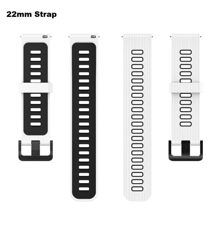 22mm Quick-Release Sports Silicone Strap Band For Smart Watch - image 2