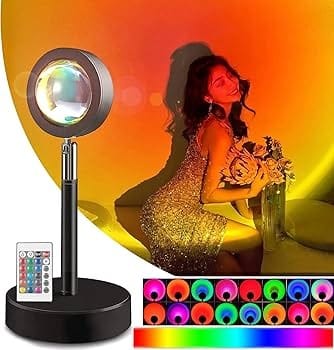 RGB 16 Color USB Sunset Projection Lamp - image 3
