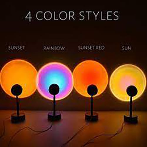 RGB 16 Color USB Sunset Projection Lamp - image 5