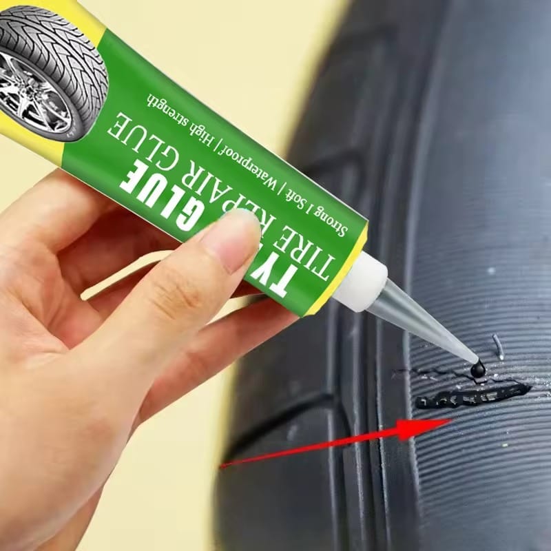 Instant Black Tire Repair Glue – Strong, Wear-Resistant Rubber Adhesive For Cars - image 3