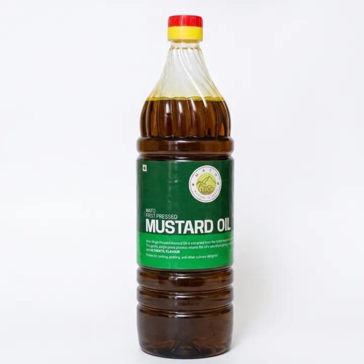 Mato Pure Cold Press Mustard Oil 1000 ML - image 1