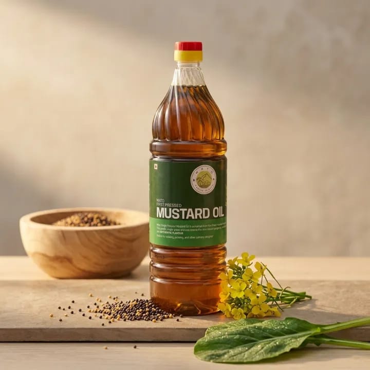 Mato Pure Cold Press Mustard Oil 1000 ML - image 2