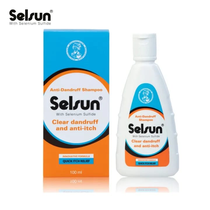 Rohto Mentholatum Selsun Anti-Dandruff Shampoo For Dandruff Control And Itchy Scalp 100ml - image 1