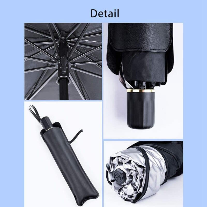 Car Windshield Sunshade Umbrella Foldable Sun Visor UV Block Car Parasol with Broken Window Head - image 1