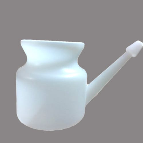 Acupressure Plastic Jal Neti Lota - White - image 1