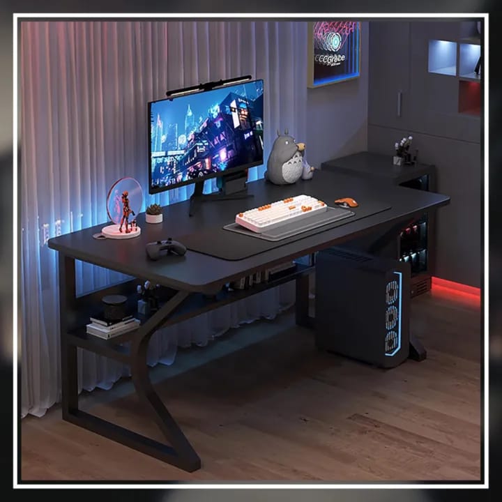 Miracles Titan Beast Office & Gaming Desk 120×60×75cm | Heavy Duty 200KG Capacity Computer Table | Study Desk for Home, Office & Training Centers | Bulk Purchase Available | Made in Nepal - image 1