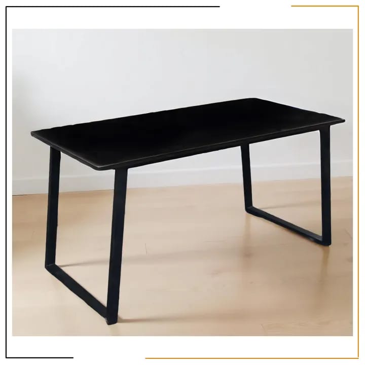 Modern Minimal Sloppy Metal Office & Study Desk | Multipurpose Minimalistic Home Office Desk | Made In Nepal | Modern Miracles | 140 cm * 60 cm * 75 cm | 54″ * 24″ * 30″ (L) - image 1
