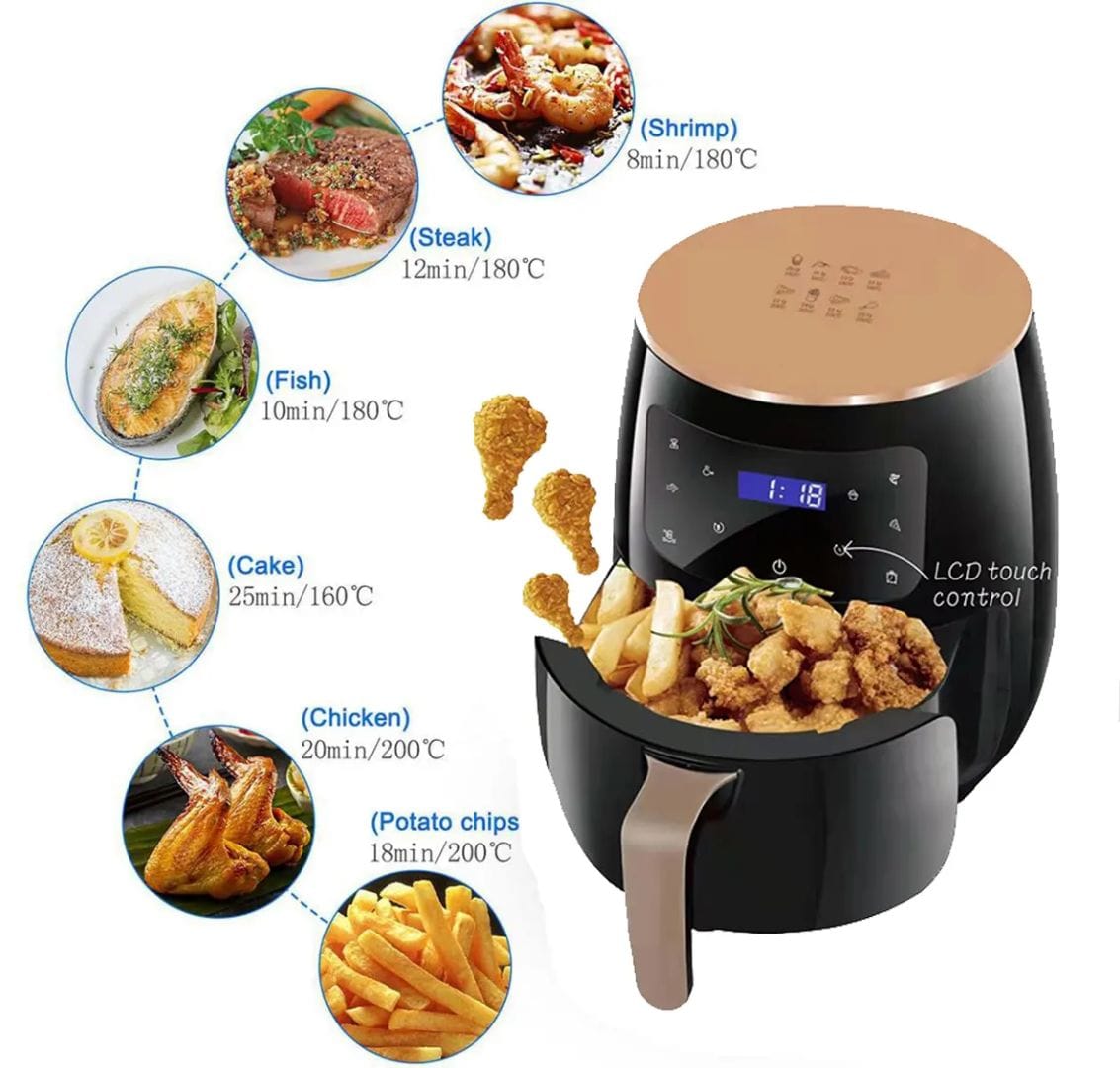 Silver Crest (S-18) 6 Litre With Digital Touch Control Air Fryer - image 3