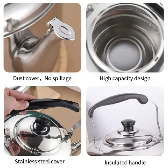 Maxima (MX-505) 1500W Stainless Steel Whistle Electric Kettle 5 Litre - image 2