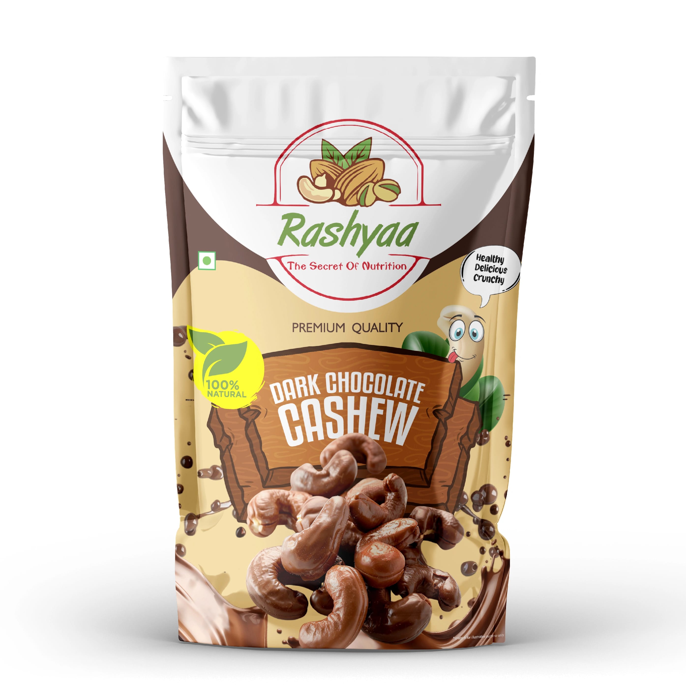 Dark Chocolate Cashew 80gm