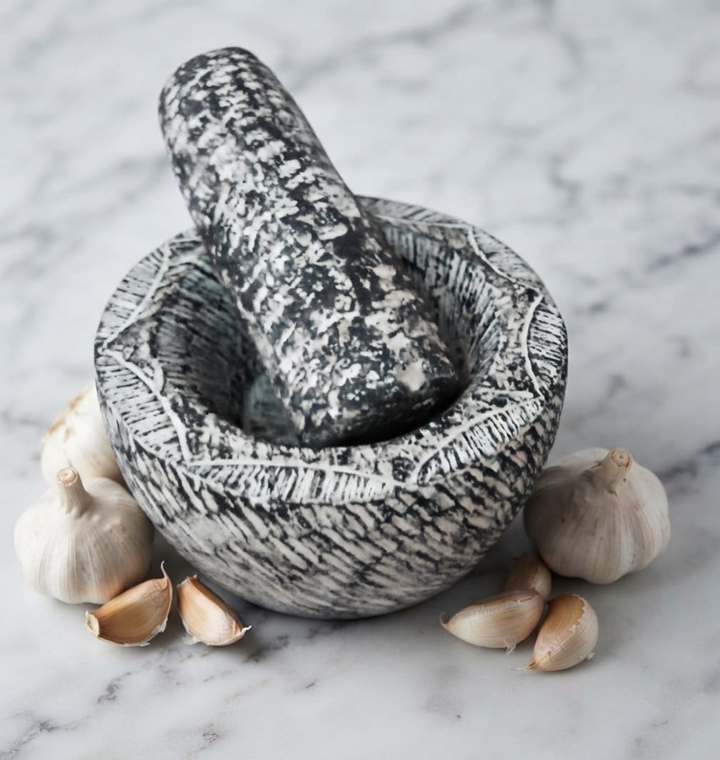 Hand Crafted Traditional Stone Mortar And Pestle Khalbatta Locally Made Black Stone Material 100% Stone - image 2