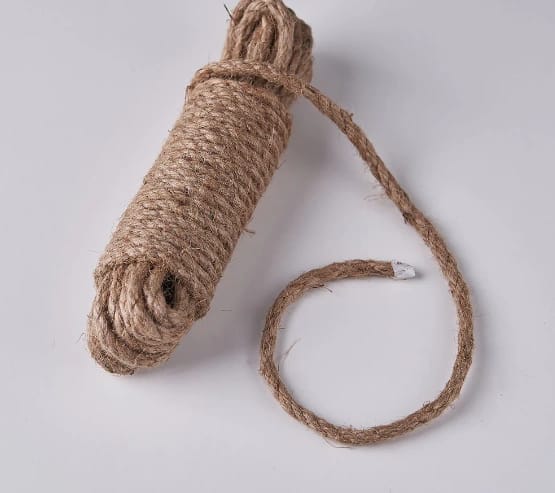 15 Meter Of Eco-Friendly Natural L 5 Rolls Of 3 Meters Each Thick Jute Rope,Rassi, Twisted Cord For Craft Projects, Natural Jute Rope 10 Mm - image 3