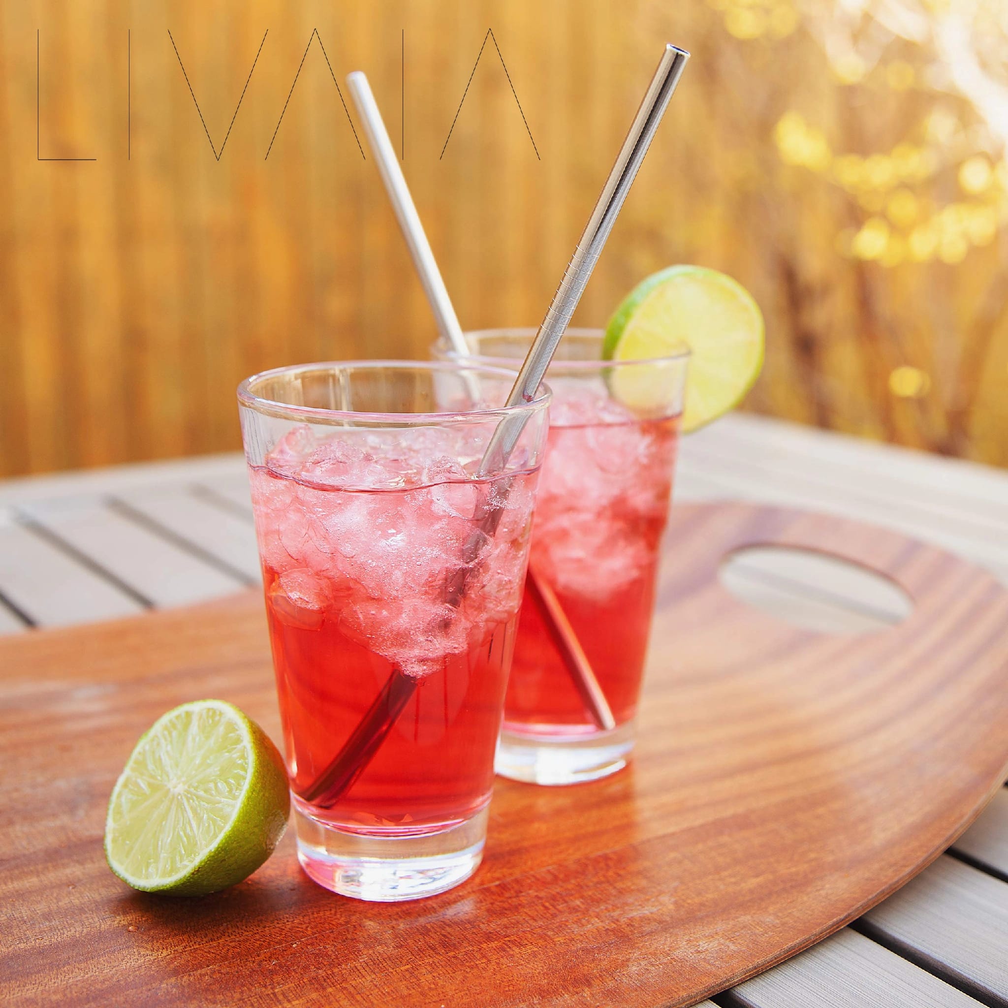 3 Pack Reusable Stainless Straws Steel - image 1