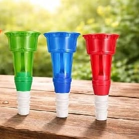 Tap Connector / Rubber Pipe Jointer / Pipe Nozzle / Extender For Washroom, Kitchen, Garden Use - Set Of 1(Color May Vary) Hose Connector 15mm - image 1