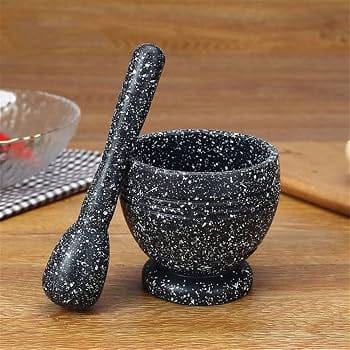 Mortar And Pestle Set Plastic Mortar Pestle Set Spice Crusher Herbs Bowl Kitchen Tools Spices Garlic Grinder - image 3