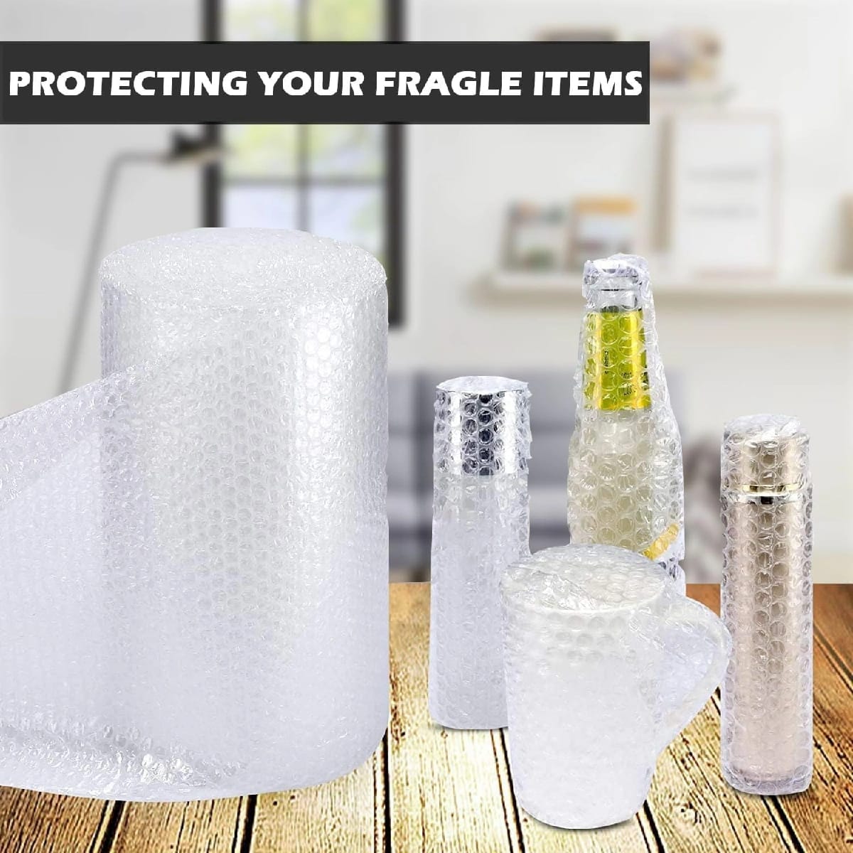 Air Bubble Wrap Packing Roll For Safety, Multipurpose Packing Material 10 Meters - image 2