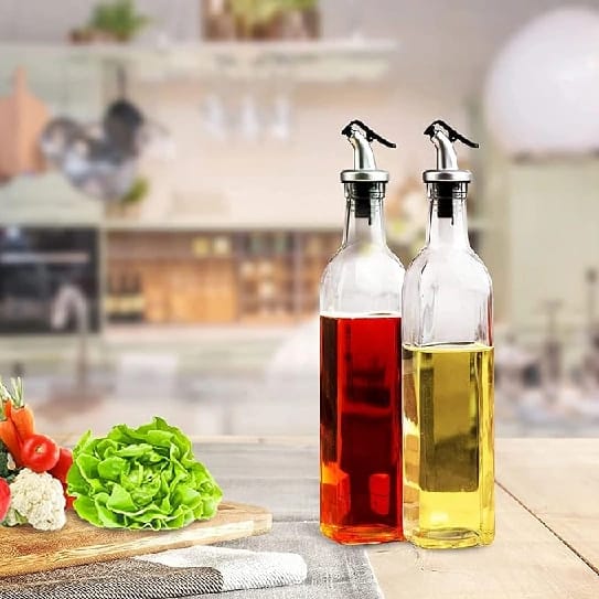 BB- Oil Vinegar Dispenser Gravy Boat Kitchen Oil Bottle Leak-Proof Soy Sauce Vinegar Storage, Oil Bottle,Oil Dispenser For Kitchen(500 Ml Bottle-1 Pcs) - image 3