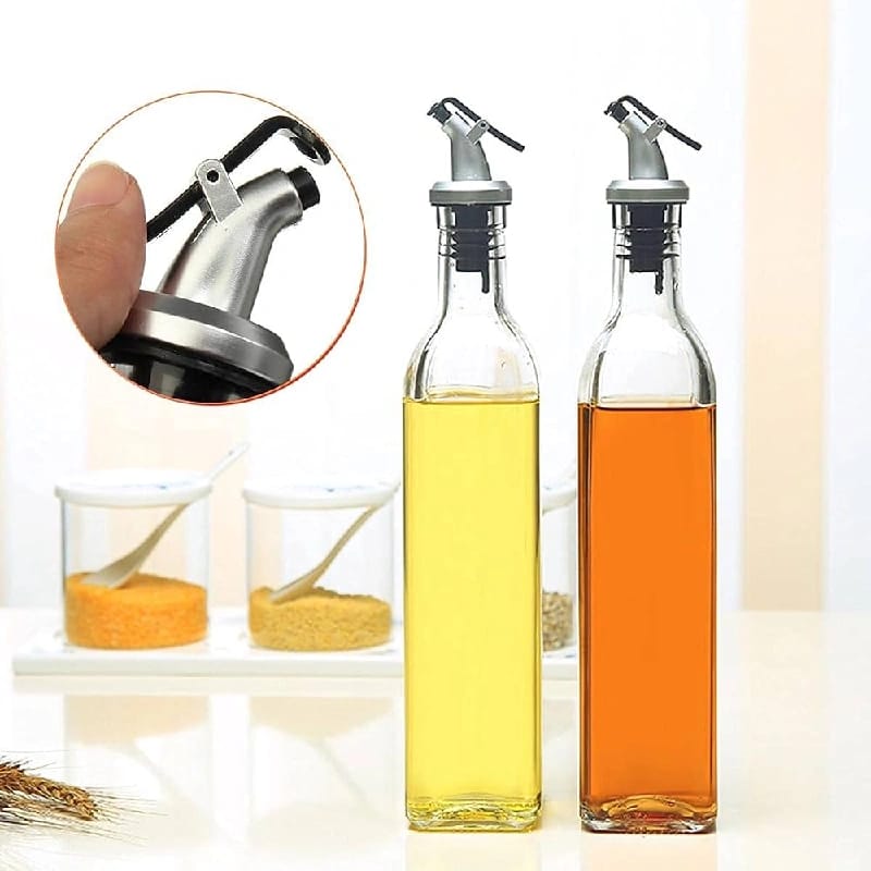 BB- Oil Vinegar Dispenser Gravy Boat Kitchen Oil Bottle Leak-Proof Soy Sauce Vinegar Storage, Oil Bottle,Oil Dispenser For Kitchen(500 Ml Bottle-1 Pcs) - image 2