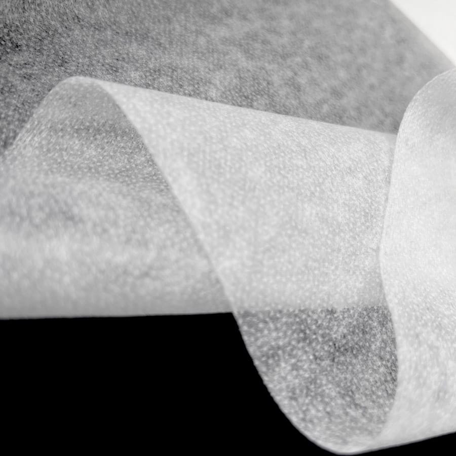 1 Meter Of Fusible / Iron On Stretch Knit Interfacing Light Weight White Liner Fabric Pasting Multipurpose Liners For Bags Etc. Polyester Filtering Nonwoven Pesting Inner CLoth - image 3